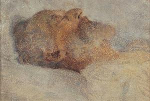 Gustave Klimt - Old Man on his Death-Bed