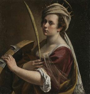 Artemisia Gentileschi - Self Portrait as Saint Catherine of Alexandria