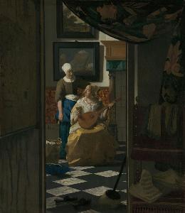 Johannes Vermeer - The Love Letter