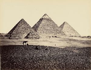 Francis Frith - The Pyramids of Giza from the Southwest