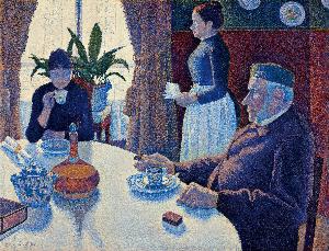 Paul Signac - The dining room, Opus 152