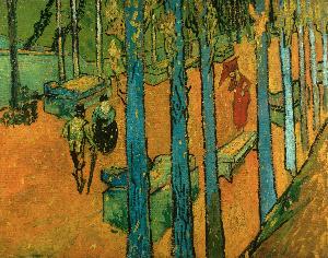 Vincent Van Gogh - Falling leaves (Les Alyscamps)