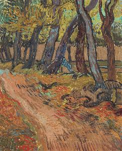 Vincent Van Gogh - Path in the garden of the asylum