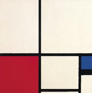 Piet Mondrian - Composition in Colours / Composition No. I with Red and Blue
