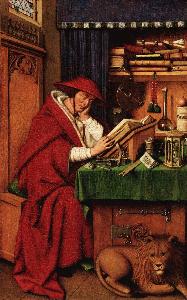 Jan Van Eyck - Saint Jerome in His Study