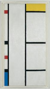 Piet Mondrian - Composition (no. III) blanc-jaune / Composition with Red, Yellow, and Blue