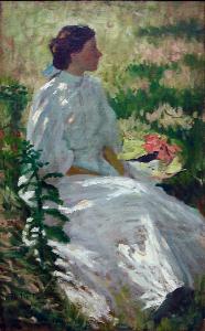 Charles Webster Hawthorne - A Study in White