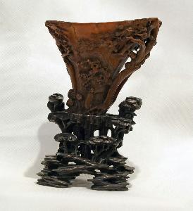 Danish Unknown Goldsmith - Libation cup and stand