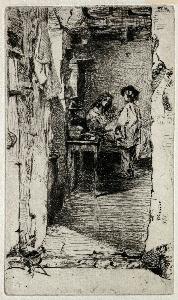 James Abbott Mcneill Whistler - Rag Pickers, Quartier Mouffetard, Paris