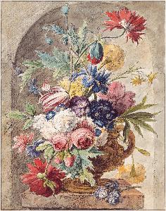 Jan Van Huysum - Flower Still Life, c. 1734