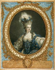 Jean-François Janinet - Portrait of Marie-Antoinette