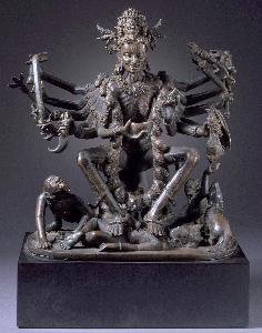 Danish Unknown Goldsmith - The Hindu Goddess Chamunda
