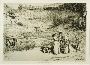 Gustave Courbet - Les Demoiselles de village