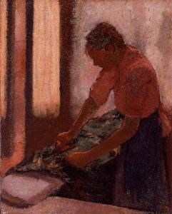 Edgar Degas - Woman Ironing