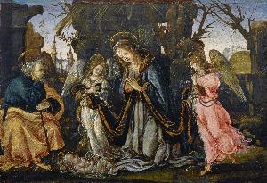 Filippino Lippi - The Nativity with Two Angels