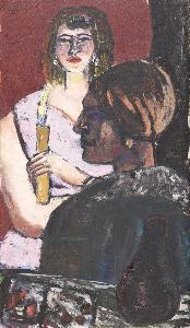 Max Beckmann - Quappi and Indian