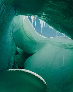 Eliot Porter - Ice Cave, Scott Base, Ross Island, Antarctica, December 7, 1975