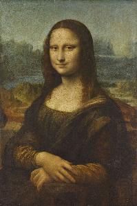 Leonardo Da Vinci - Portrait of Lisa Gherardini, wife of Francesco del Giocondo, known as \