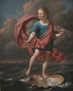 Karel Dujardin - Boy Blowing Soap Bubbles. Allegory on the Transitoriness and the Brevity of Life