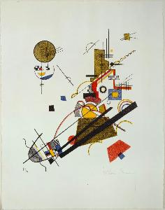 Wassily Wassilyevich Kandinsky - Fröhlicher Aufstieg (Joyful Ascension)
