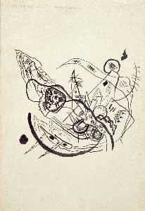 Wassily Wassilyevich Kandinsky - Study for Tekst khudozhnika