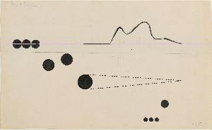 Wassily Wassilyevich Kandinsky - Drawing for Point and Line to Plane