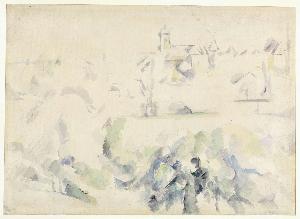 Paul Cezanne - Landscape with Village Church