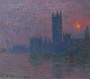 Claude Monet - Houses of Parliament, Sunset