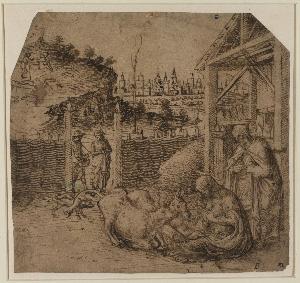 Workshop Of Giovanni Bellini - The Nativity