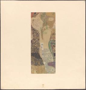 Gustave Klimt - The friends after Gustav Klimt, plate 9, The work of Gustav Klimt