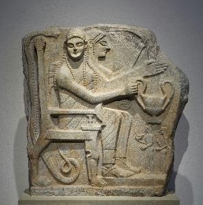 Danish Unknown Goldsmith - Spartan hero relief