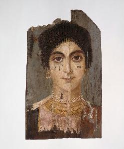 Danish Unknown Goldsmith - Mummy portrait of a young woman