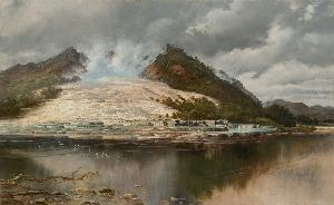 Charles James Blomfield - White Terraces, Rotomahana