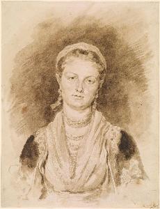 Jean-Honoré Fragonard - Portrait of a Neapolitan Woman