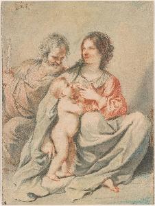 Giovanni Francesco Barbieri - The Holy Family