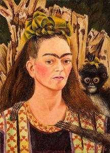 Frida Kahlo - Self-portrait with Monkey