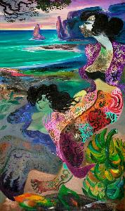 Hendra Aprida Gunawan - Two Women at the Beach