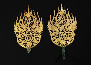 Danish Unknown Goldsmith - Gold Crown Ornaments