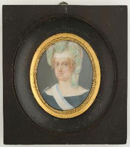Danish Unknown Goldsmith - Portrait of D. Leopoldina (miniature)