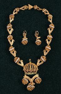 Danish Unknown Goldsmith - Necklace and earring