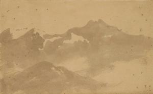 Gaganendranath Thakur - Himalaya, Kanchanjunga, profile fase of Mahadeva