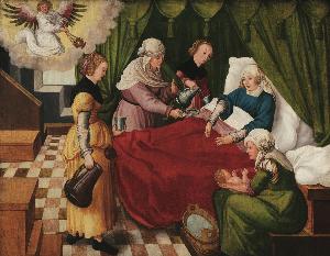 Wolf Traut (Attributed) - The Birth of Mary