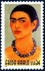 United States Postal Service - 34c Frida Kahlo stamp