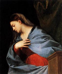 Titian Ramsey Peale Ii - Polyptych of the Resurrection Virgin Annunciate