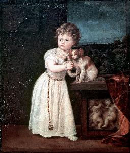 Titian Ramsey Peale Ii - Portrait of Clarissa Strozzi