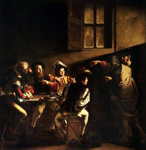 Cecco Del Caravaggio (Francesco Buoneri) - Calling of Saint Matthew