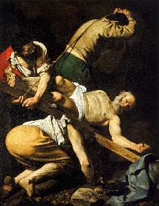 Cecco Del Caravaggio (Francesco Buoneri) - Crucifixion of Saint Peter