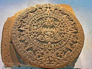 Aztec Art - Aztec Sun Stone (Calendar Stone)