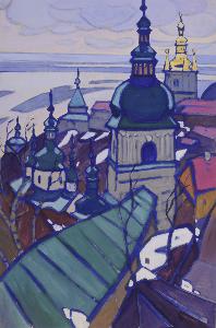 Yuriy Khymych - The bell tower of the Near and Far Caves (Kyiv Lavra)