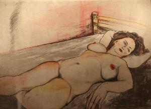 Gazmend Freitag - Gabriele on the bamboo bed 3